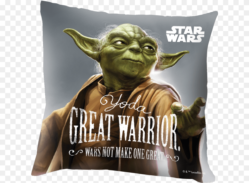 Poduszka Star Wars Yoda Star Wars, Adult, Person, Woman, Female Png