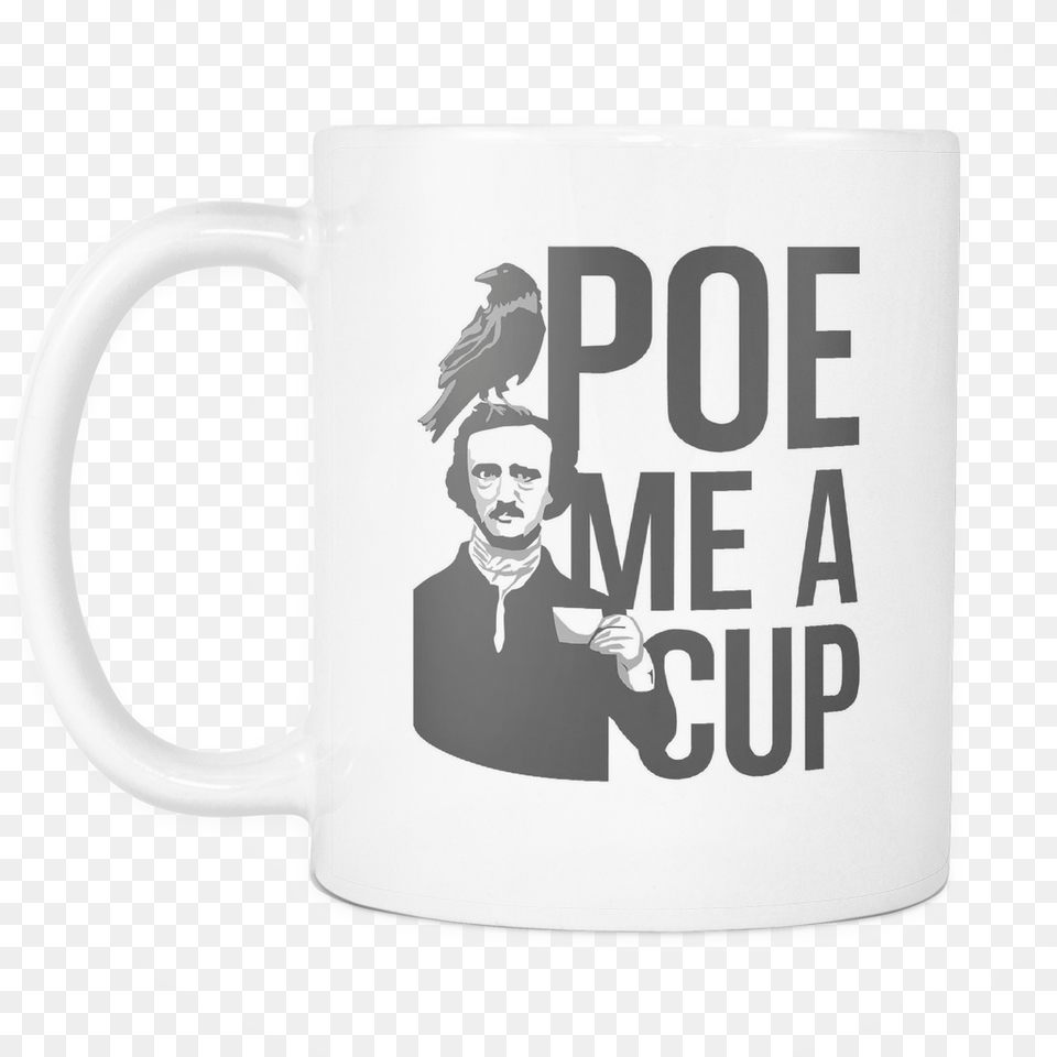 Poe Me A Cup Mug Poe Me A Cup, Man, Male, Adult, Person Free Png