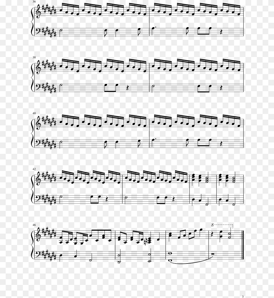 Poeple Help The People Sheet Music Composed By Birdy Poeple Help The People Notes, Gray Png Image