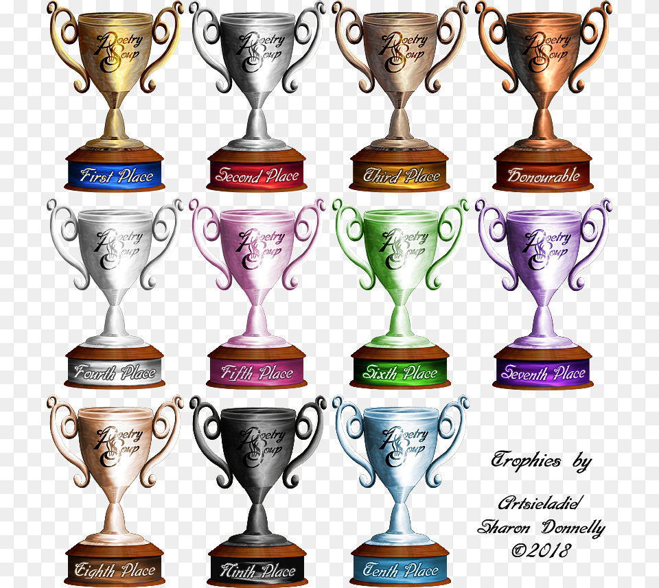 Poetrysoup Trophies By Amp Copyrighted To Artsieladie Trophy, Glass Free Transparent Png