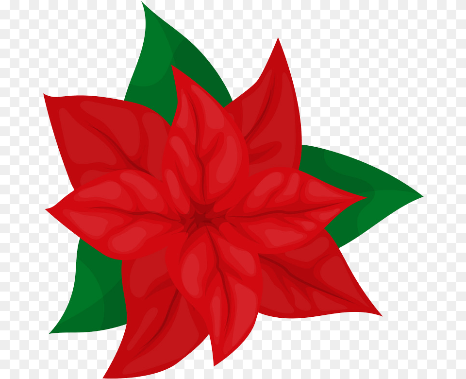 Poinsettia Clipart Clipartworld Flower, Dahlia, Leaf, Plant, Rose Free Png Download