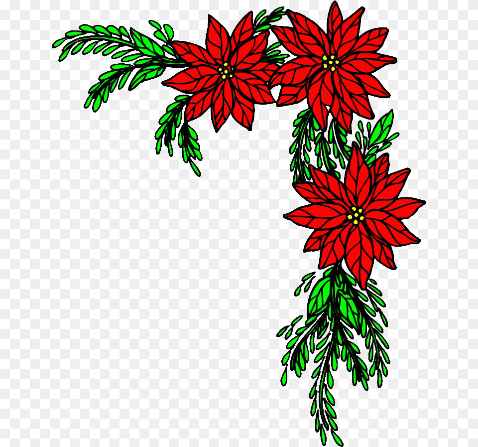 Poinsettia Images Clipartsco Clipart Poinsettia Christmas Corner, Art, Embroidery, Floral Design, Graphics Png Image