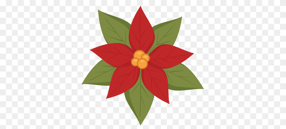 Poinsettia Svg Cutting File Christmas Poinsettia, Art, Floral Design, Graphics, Leaf Free Png