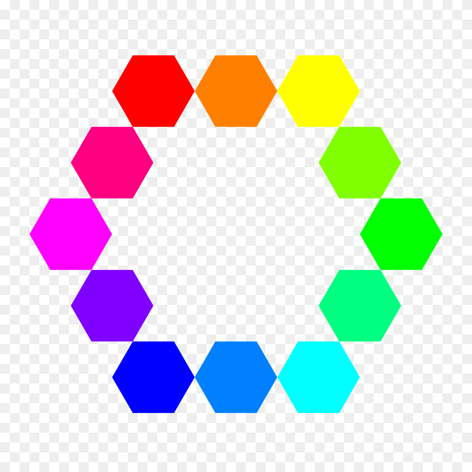 Point 12 Connected Hexagons Clipart, Pattern, Art, Graphics Free Png