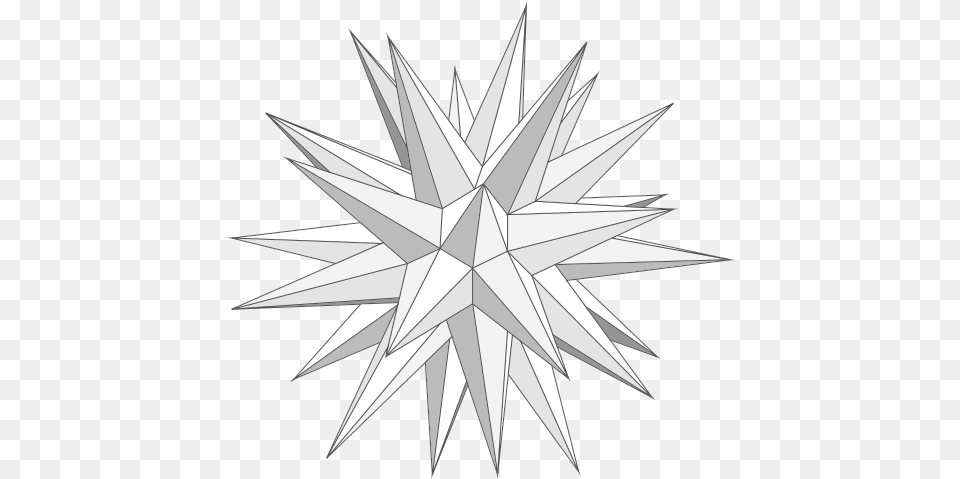 Point 3 D Paper Star Our Newest Paper Star Pattern Line Art, Symbol, Leaf, Plant, Star Symbol Free Png Download
