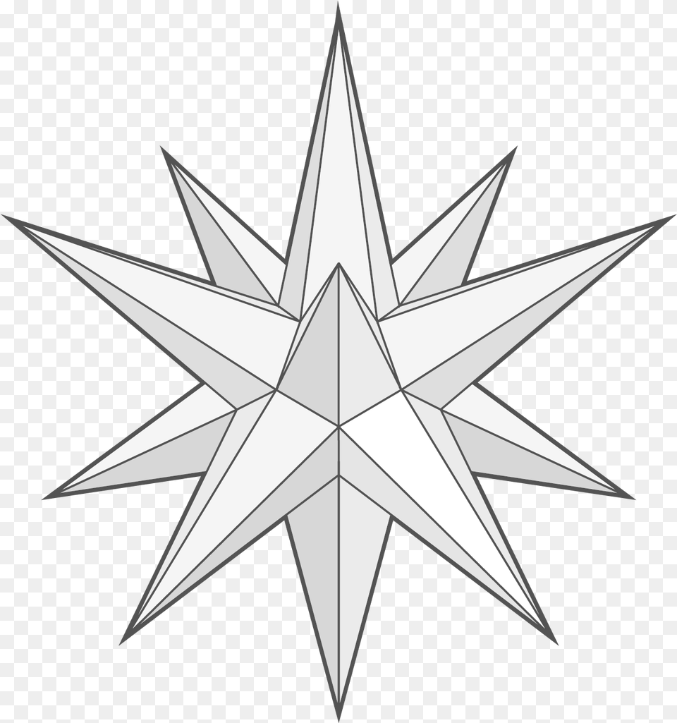 Point 3d Paper Star Pattern And Instructions 6 Pointed Star 3d, Star Symbol, Symbol Png