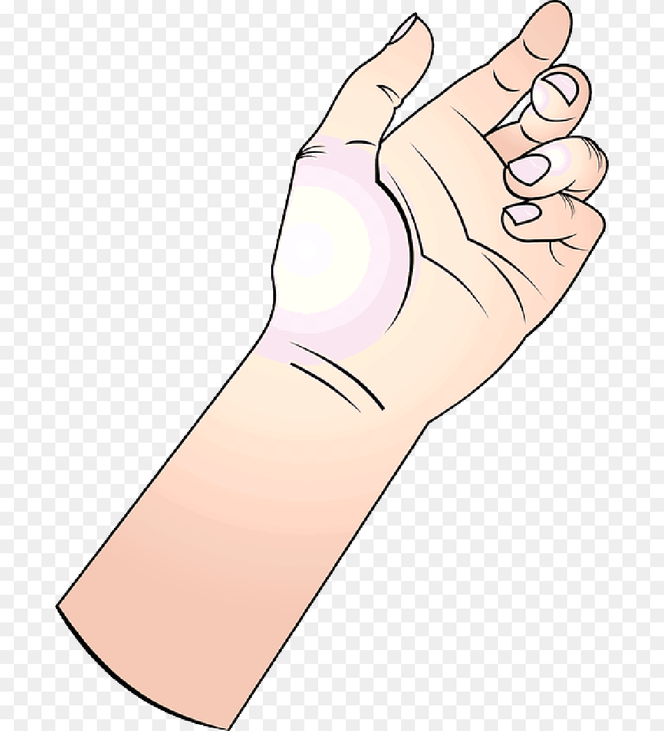 Point Hand Figure Cartoon Thumb Nail Cartoon Forearm, Body Part, Person, Wrist, Arm Free Png Download