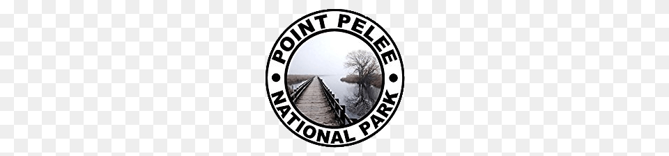 Point Pelee National Park Round Sticker, Water, Waterfront, Logo Free Transparent Png