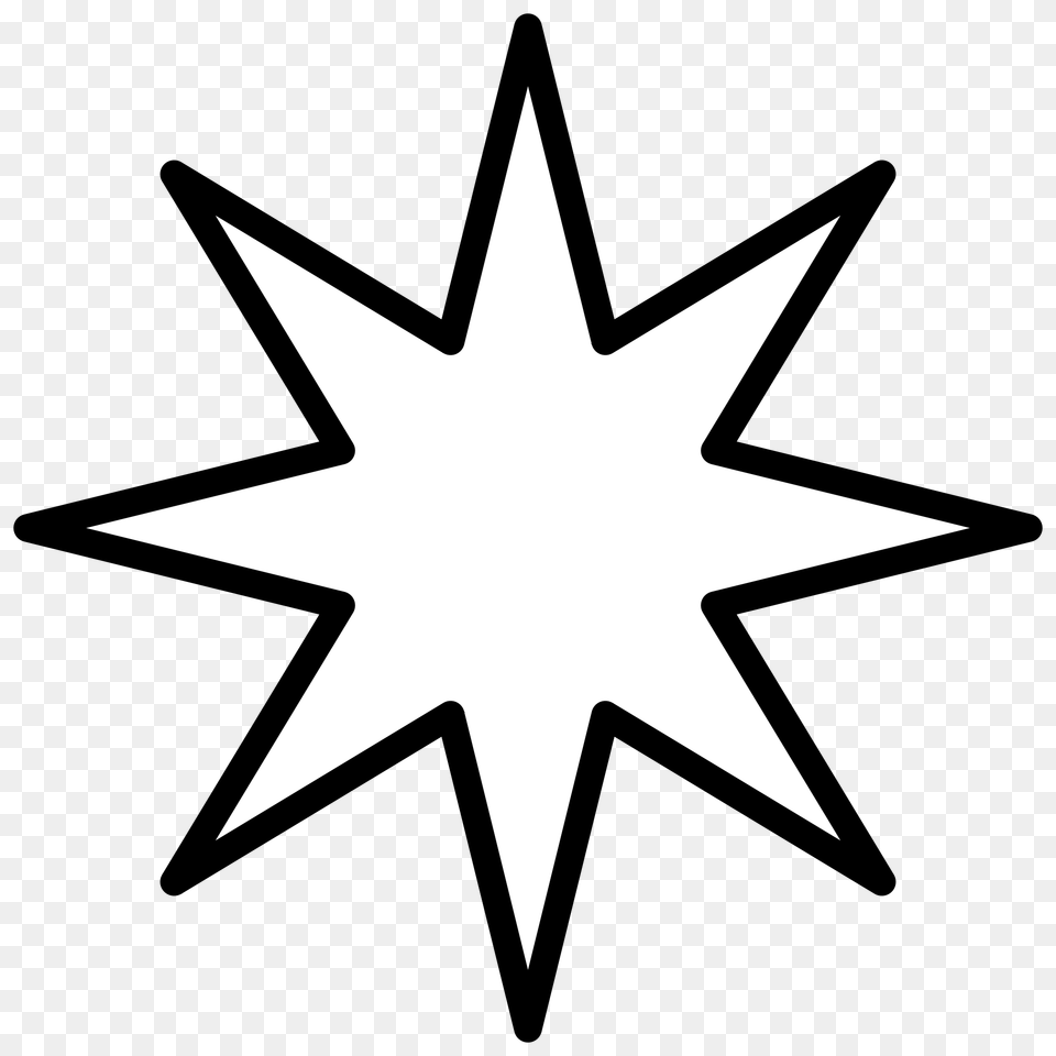 Point Star Black, Star Symbol, Symbol Free Transparent Png