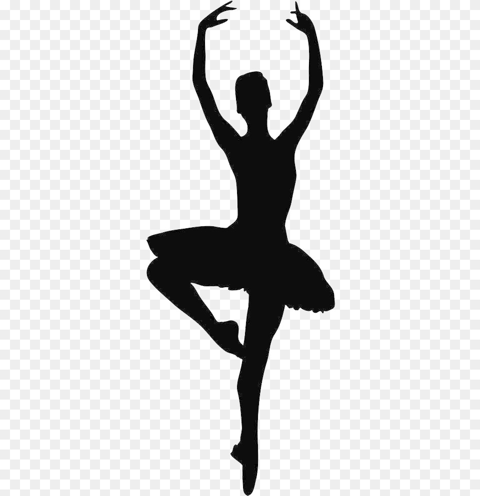 Pointe Shoe Ballet Dancer Silhouette, Ballerina, Dancing, Leisure Activities, Person Png Image