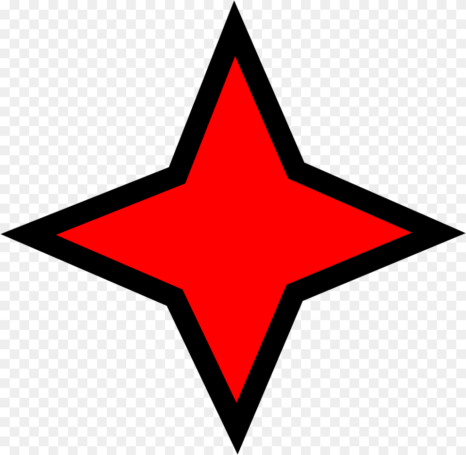 Pointed Red Star, Star Symbol, Symbol, Cross Free Png Download