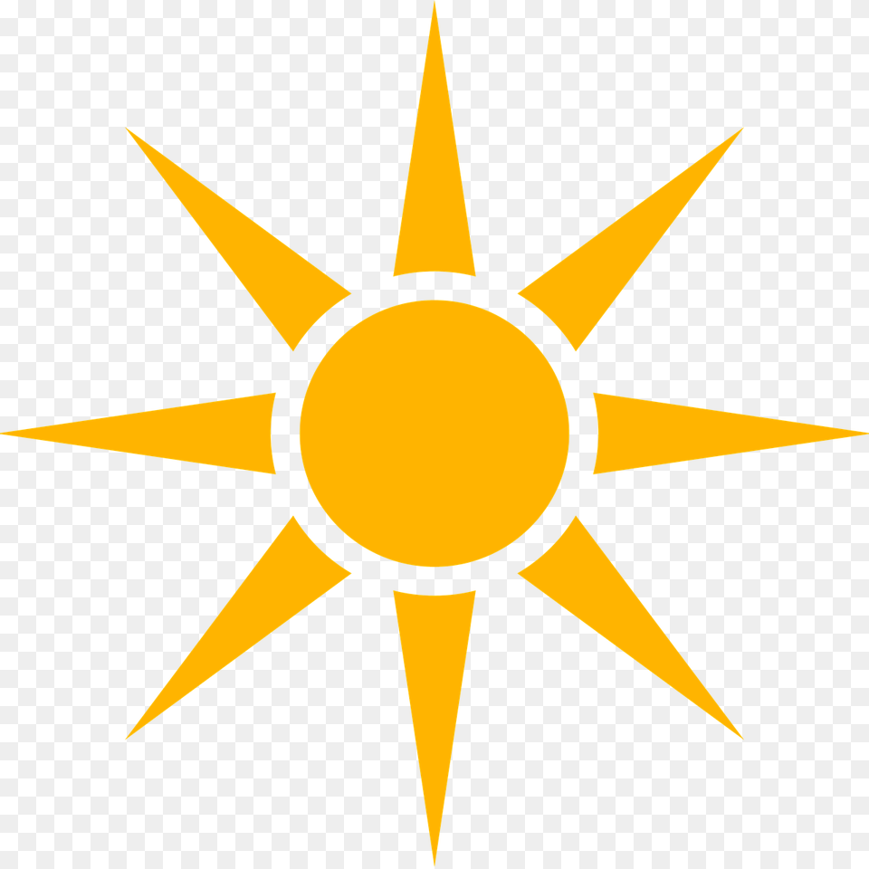 Pointed Sun Symbol, Rocket, Weapon, Star Symbol Free Png