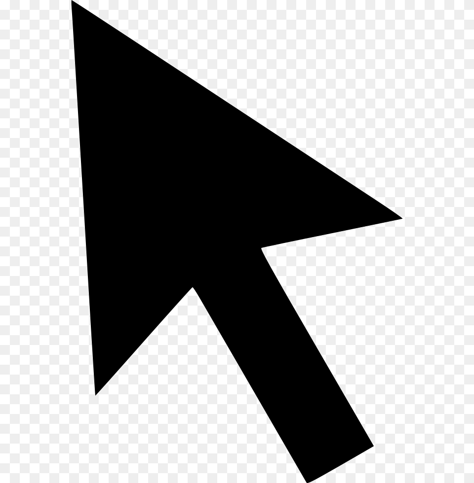 Pointer Arrow Sign, Silhouette, Symbol Free Png Download