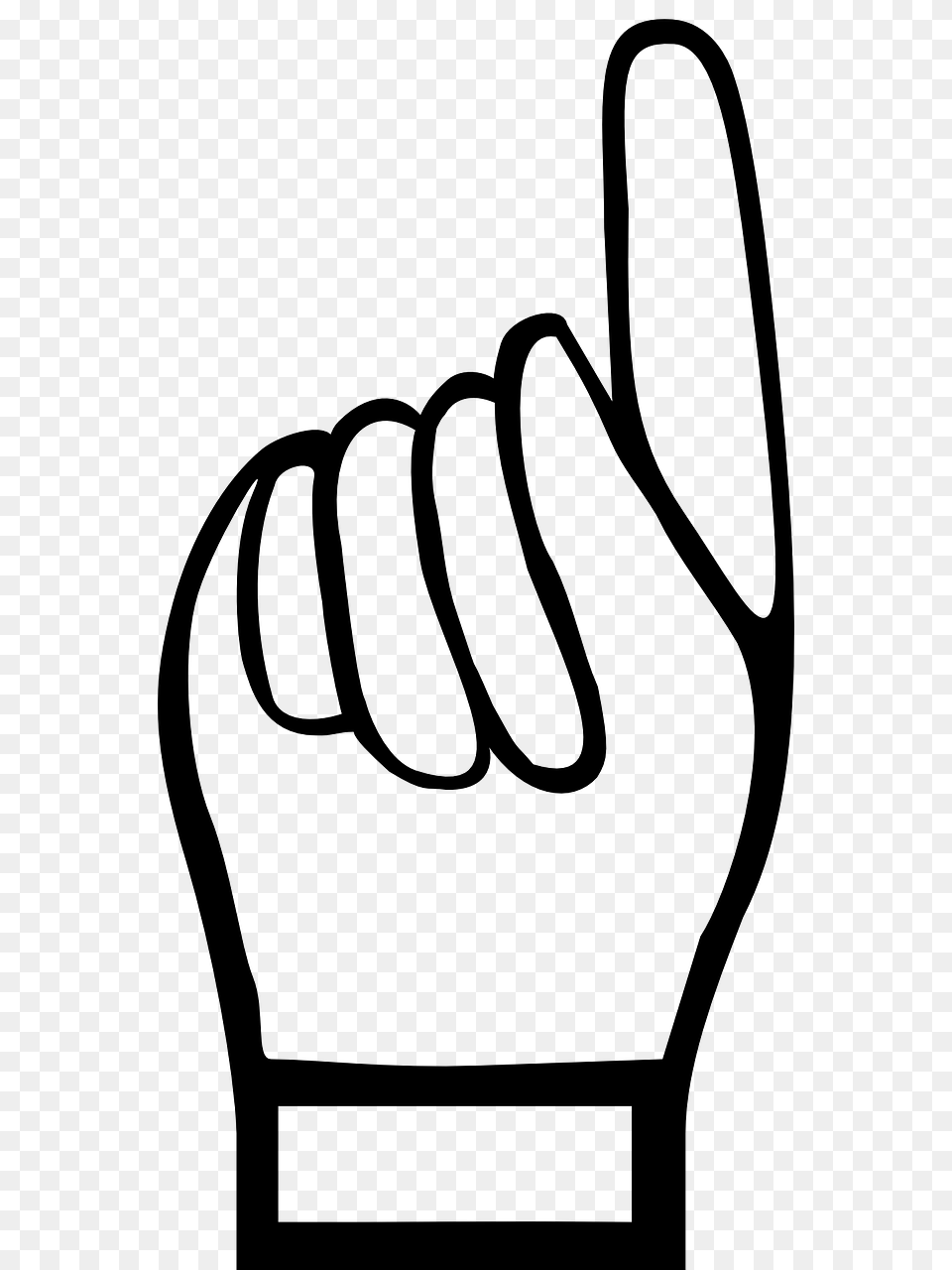 Pointer Clipart Finger Space, Gray Free Png Download