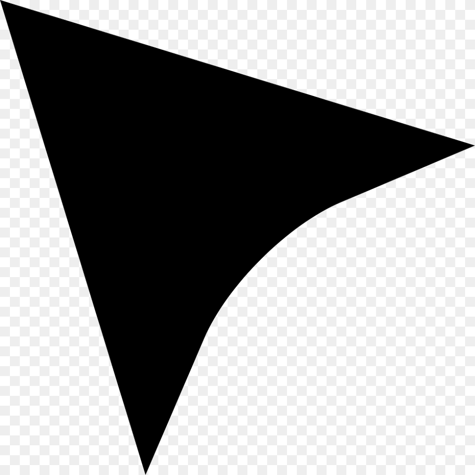 Pointer Mouse Ponteiro Para Mouse, Triangle Free Png Download