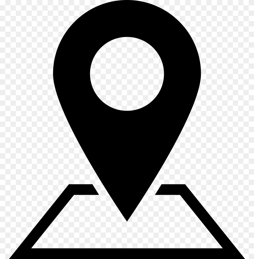 Pointer Spot Tool For Maps Icon Maps, Stencil, Triangle Free Transparent Png