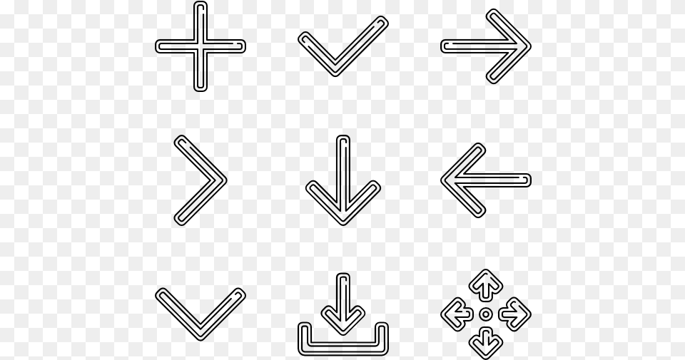 Pointers, Gray Free Png