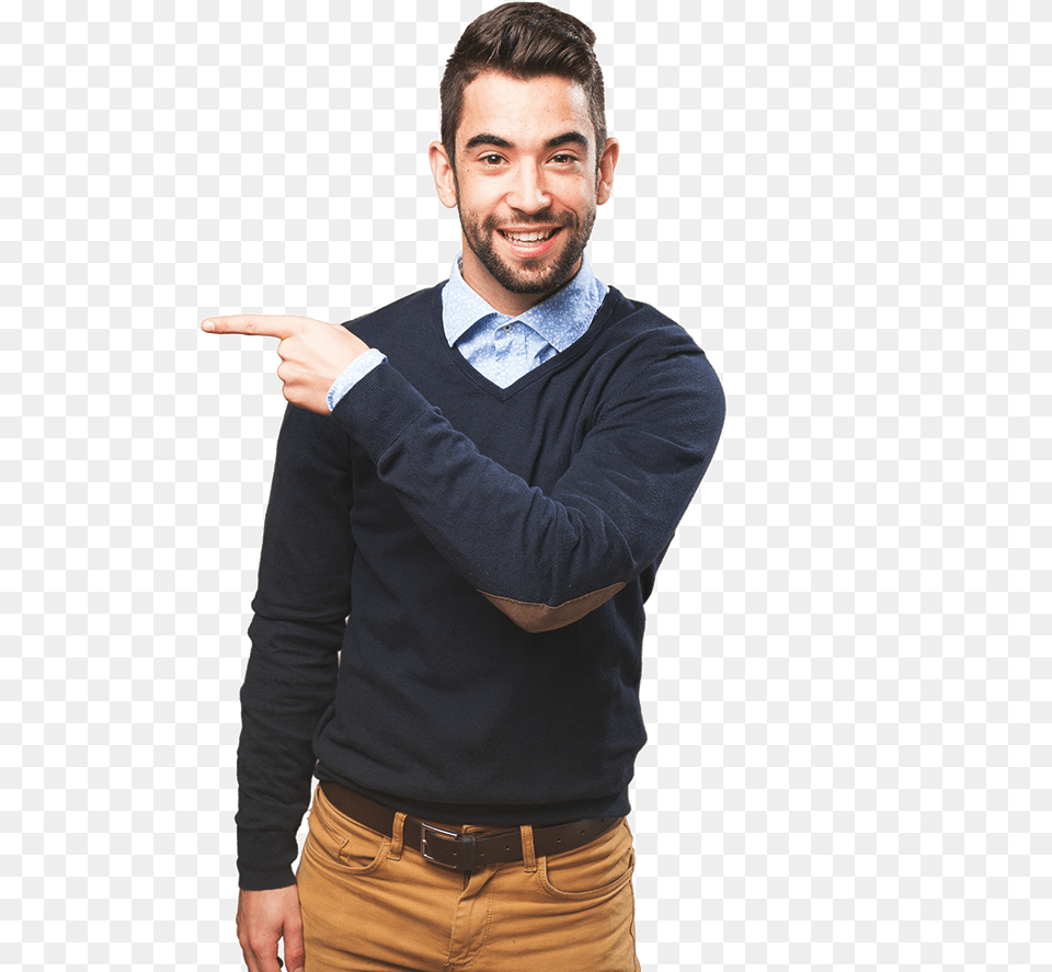 Pointing Call Center, Long Sleeve, Head, Person, Sleeve Png