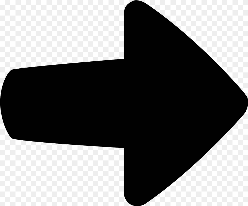 Pointing Clipart Forward Arrow, Gray Png Image