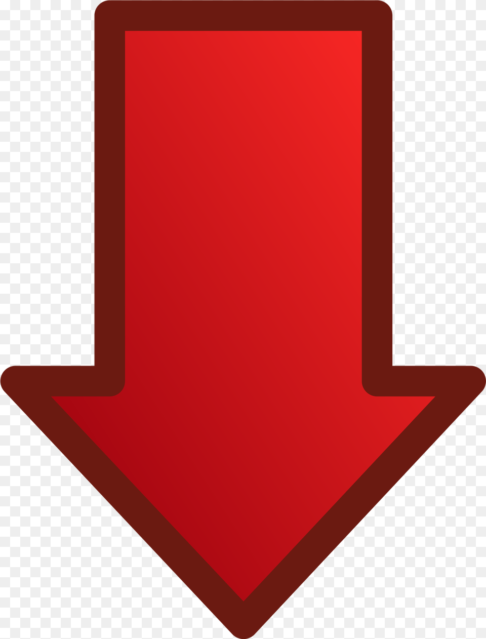 Pointing Clipart Red Picture Red Arrow Pointing Down, Logo, Symbol, White Board Free Png