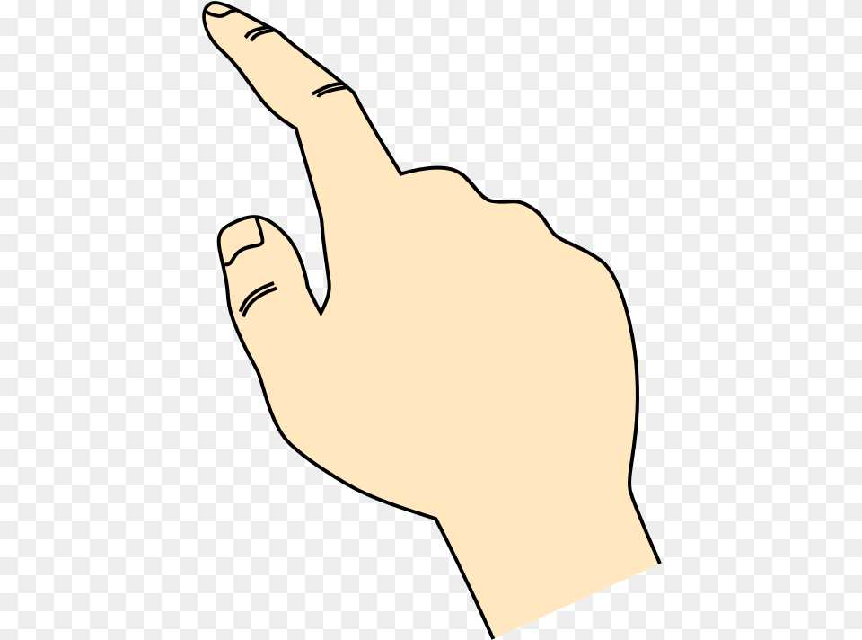 Pointing Finger Clip Art At Clker Com Vector Clip Art Daliri Clip Art, Body Part, Hand, Person, Adult Png Image