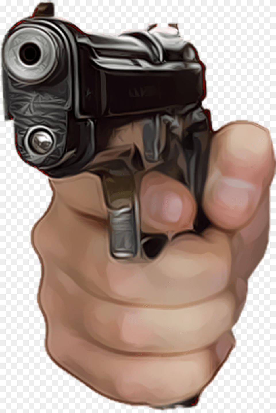Pointing Gun Hand Gun, Firearm, Handgun, Weapon Png