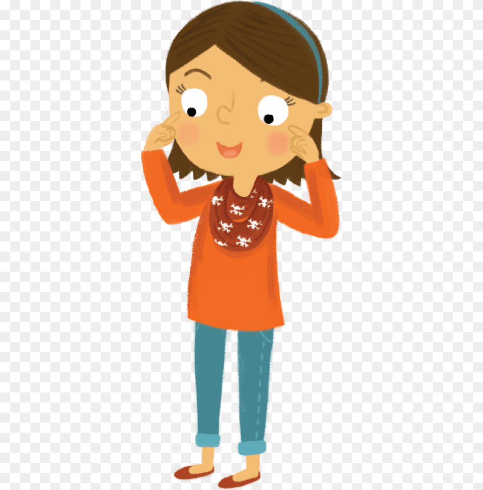 Pointing To Eyes Clipart, Boy, Child, Clothing, Male Free Transparent Png