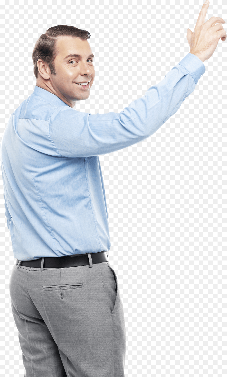 Pointing Up Images Transparent Man Pointing Up Free Png Download