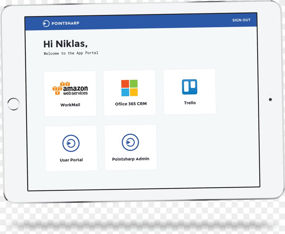 Pointsharp App Portal With Single Sign On Amazon Web Services, Computer, Electronics, Page, Text Free Png