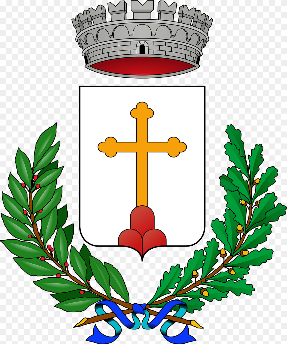 Poirino Stemma Clipart, Emblem, Symbol, Cross Png Image