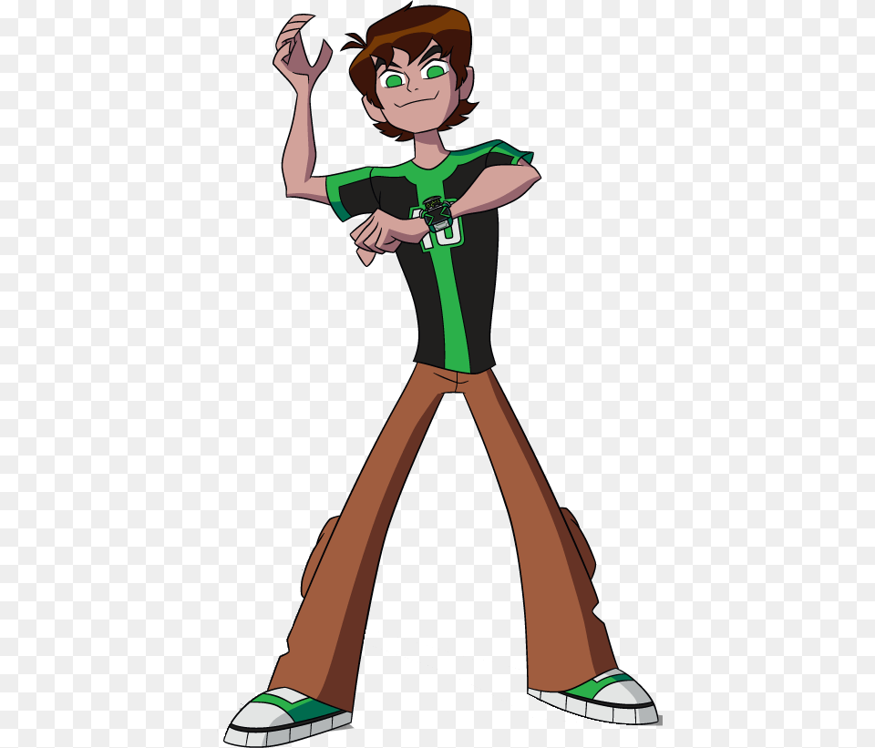 Poise Official Omniverse Ben 10 Omniverse Ben, Person, Cartoon, Clothing, Pants Png