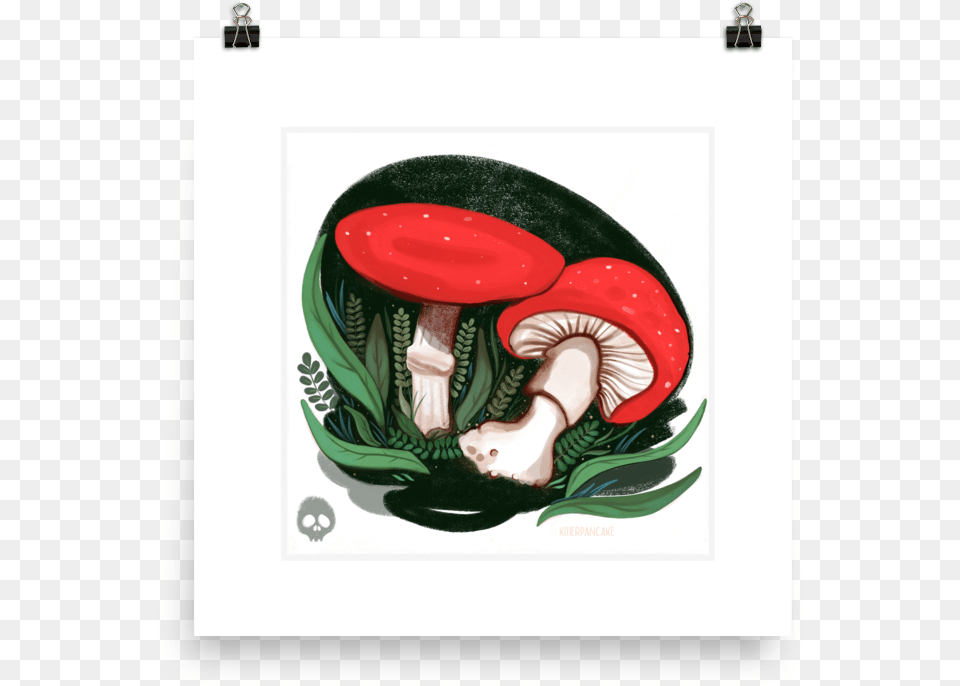 Poison 300 Mockup Illustration, Agaric, Fungus, Mushroom, Plant Free Transparent Png