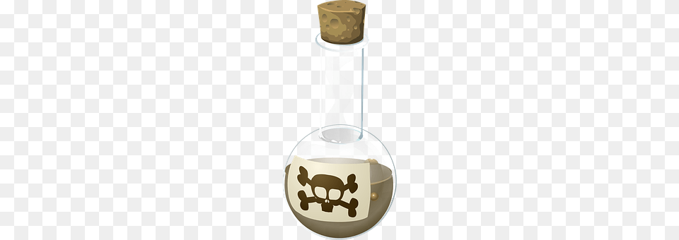 Poison Jar, Glass, Cork, Bottle Free Png