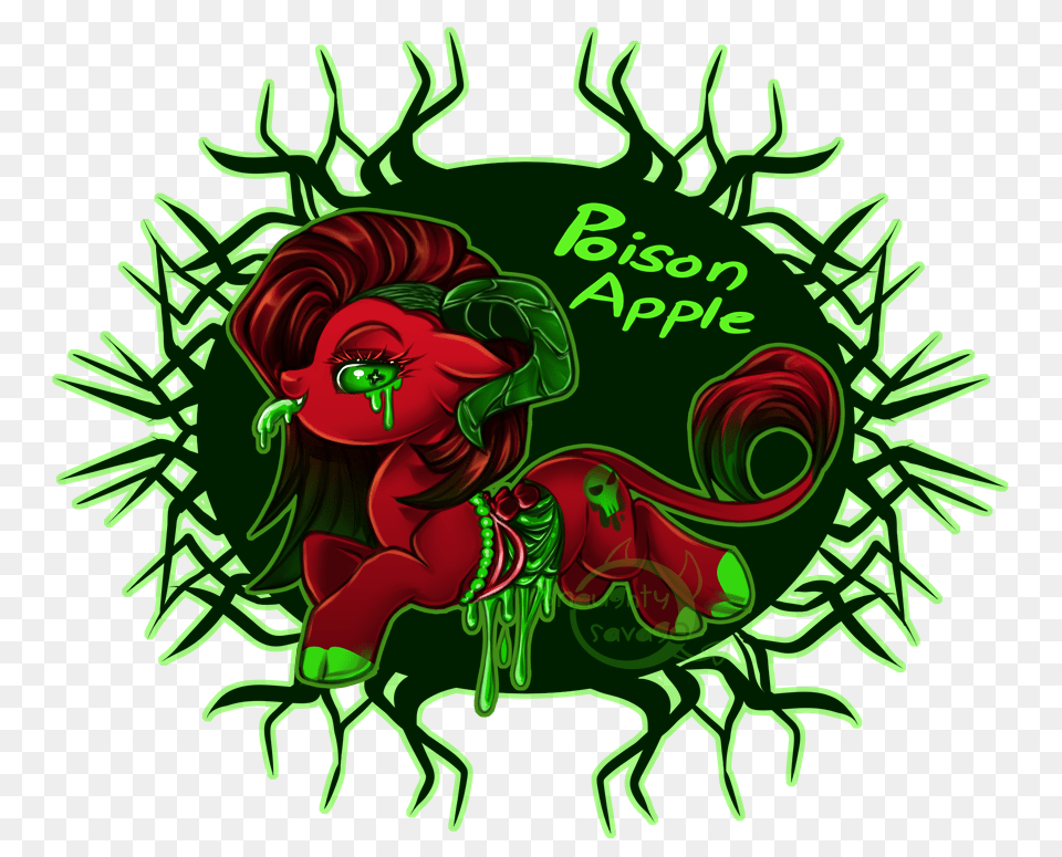 Poison Apple, Art, Graphics, Green, Person Free Png