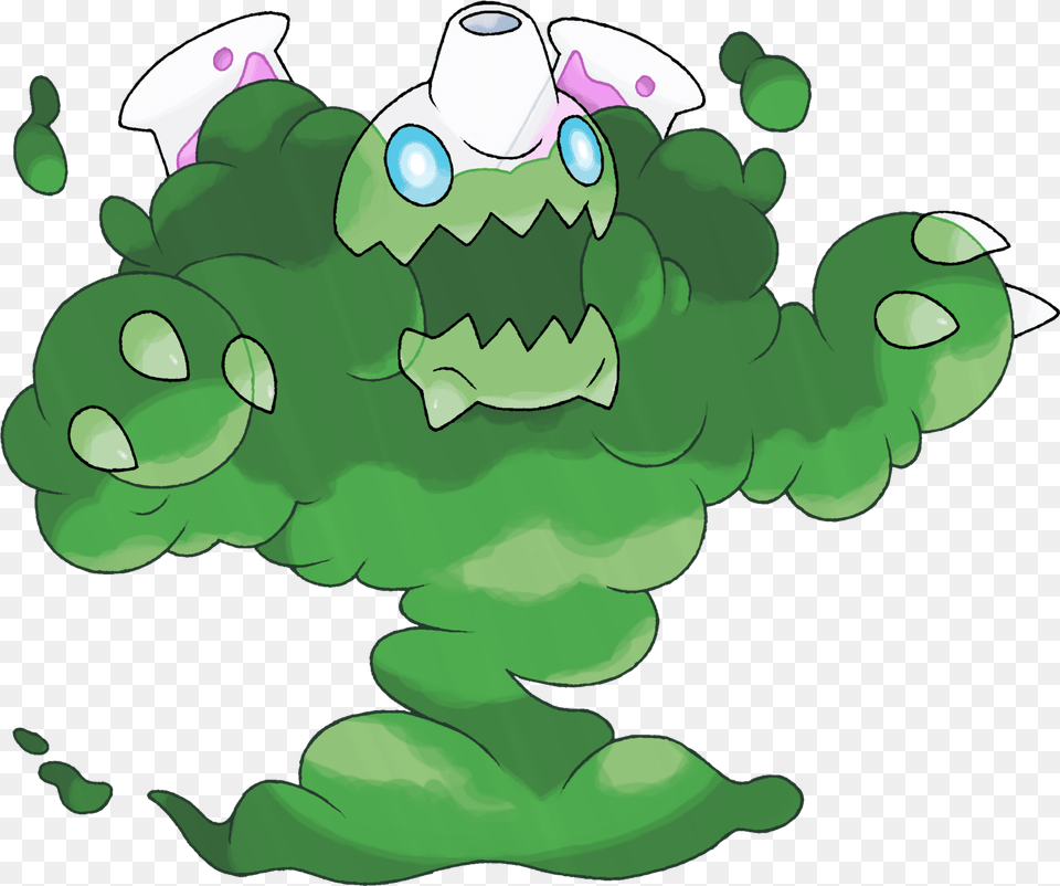 Poison Fakemon, Green Png Image