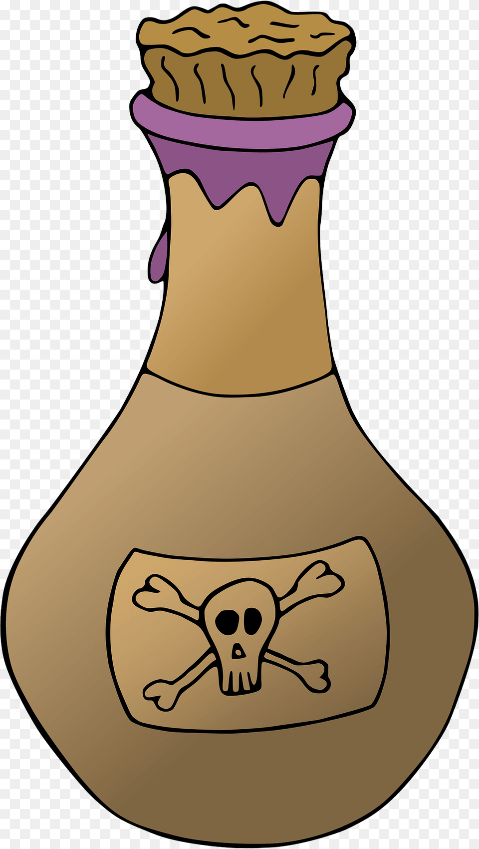 Poison In A Corked Urn Clipart, Jar, Pottery, Vase, Cork Png