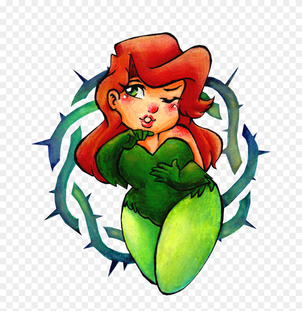 Poison Ivy, Baby, Person, Face, Head Png Image