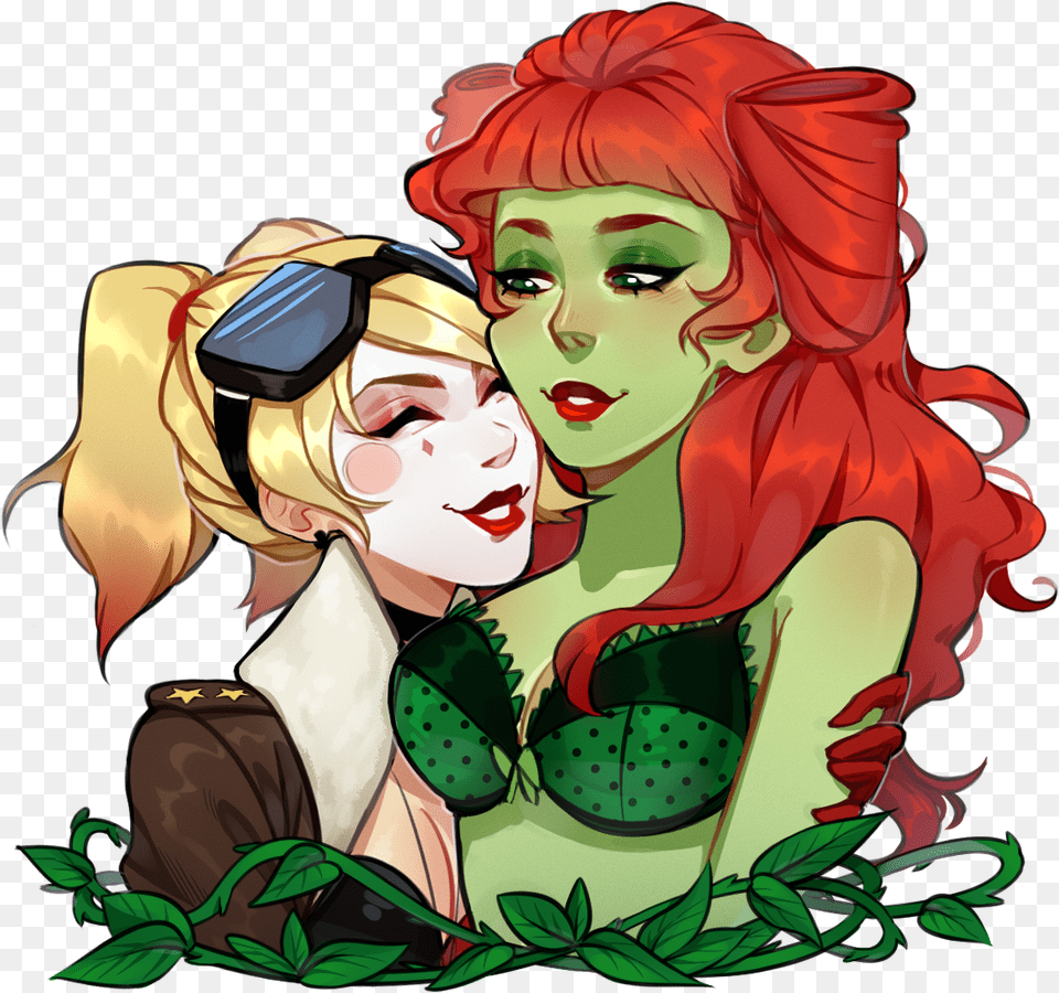 Poison Ivy And Harley Quinn Bombshells, Publication, Book, Comics, Adult Free Transparent Png