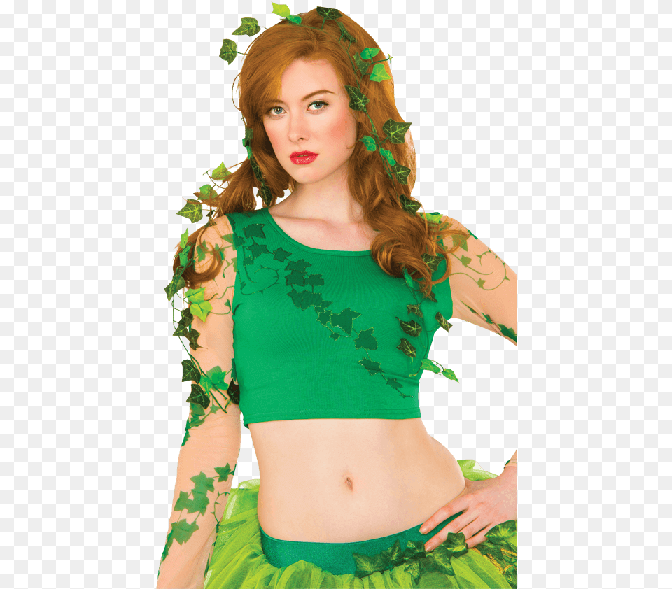 Poison Ivy Costume, Adult, Female, Person, Woman Png