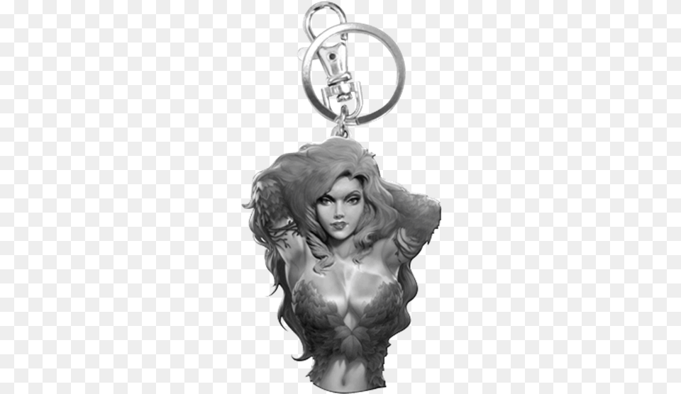 Poison Ivy Keychain Keychain, Adult, Female, Person, Woman Png