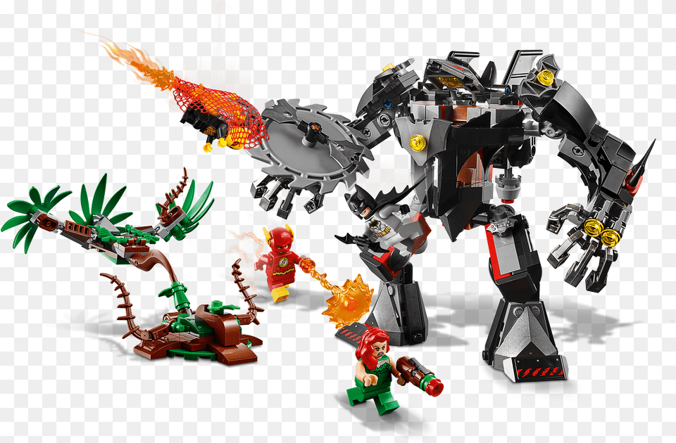 Poison Ivy Lego Mech, Robot, Person, Animal, Dinosaur Png Image