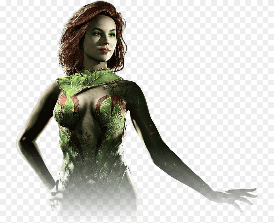 Poison Ivy Poison Ivy Injustice Skins, Adult, Portrait, Photography, Person Png