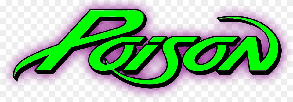 Poison Poison The Band Logo, Green, Light, Purple Free Transparent Png