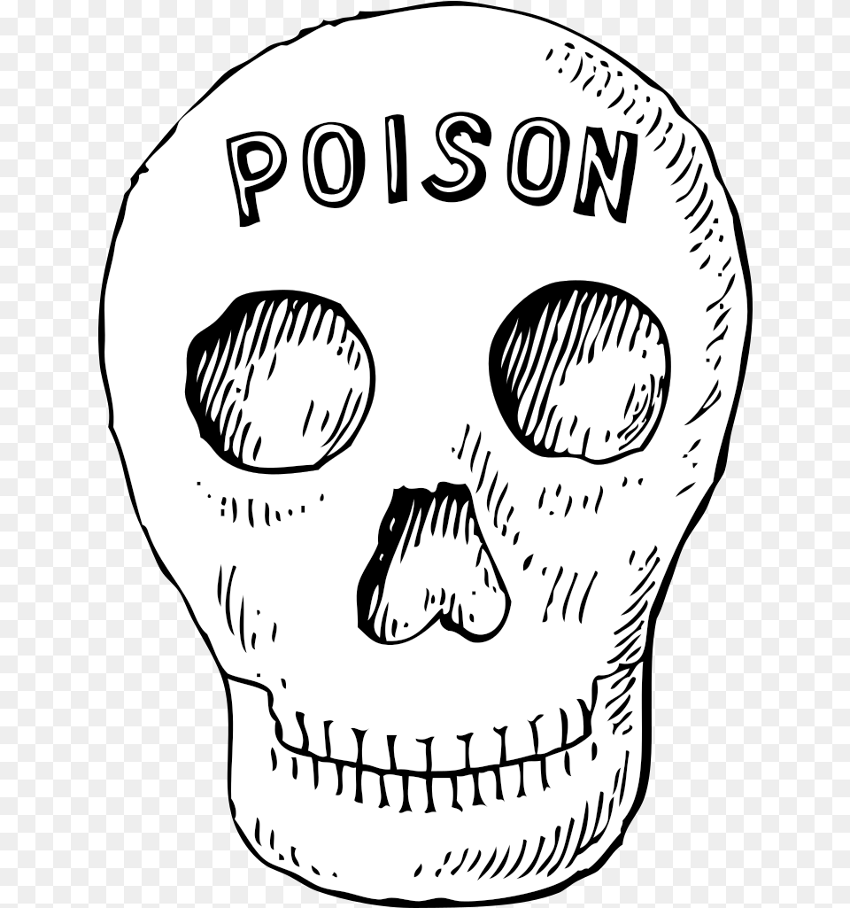 Poison Skull Svg Clip Art For Web Poison Skull, Stencil, Baby, Person, Face Png