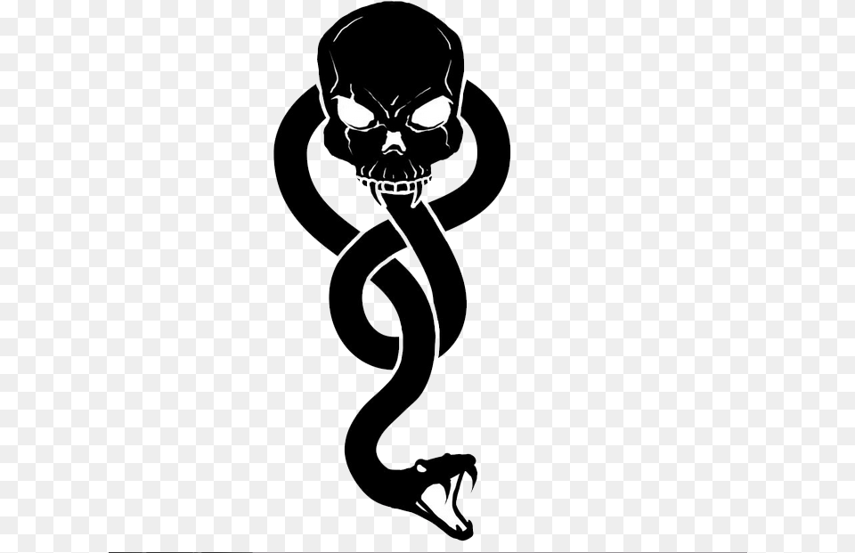 Poison Snake Tattoo Tattoos Skull Skulls Harry Potter Signe Voldemort, Stencil, Face, Head, Person Free Png Download