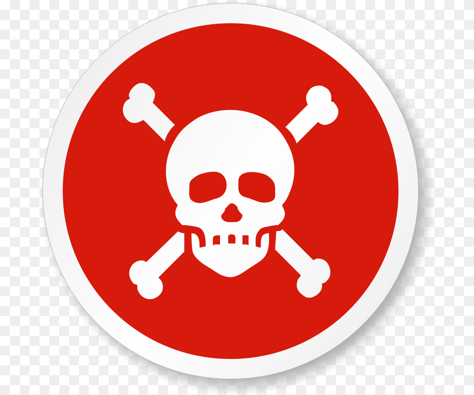 Poison Symbol Red, Sign Png