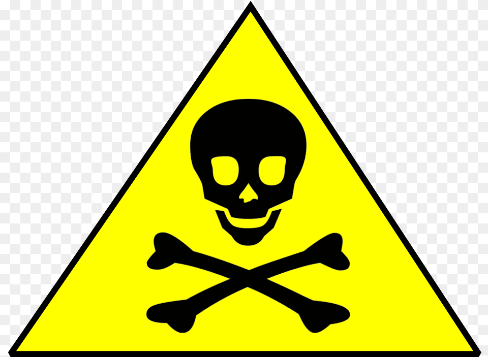 Poison Toxic Clipart, Triangle, Symbol, Person, Sign Free Png