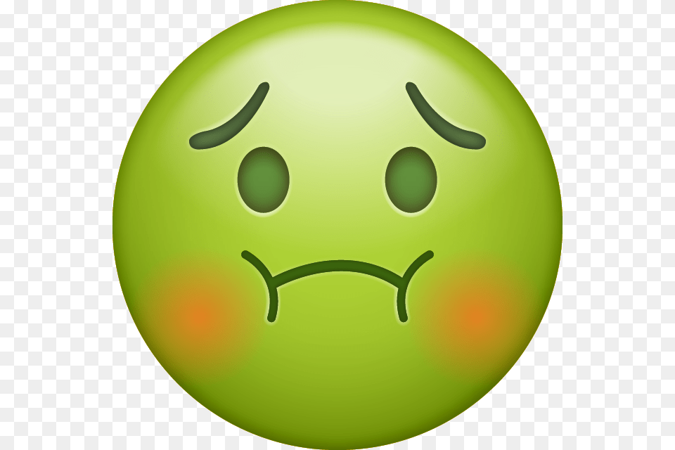 Poisoned Emoji, Green, Sphere, Animal, Fish Png Image