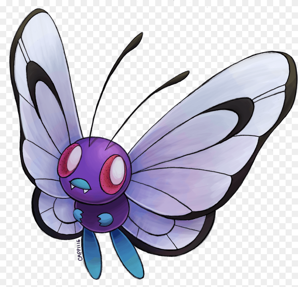Pokcember Day Butterfree Transparent Background, Animal, Bee, Insect, Invertebrate Free Png