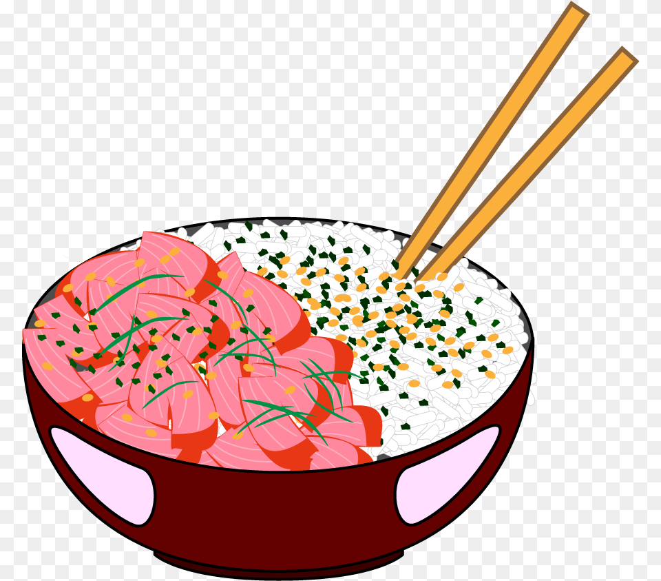 Poke Bowl Clipart, Food, Meal, Dish Png